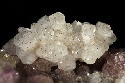 n°103139 - Calcite Pyrite Fluorite -  Les Rocs (Carrière) - Buxières-les-Mines - Allier