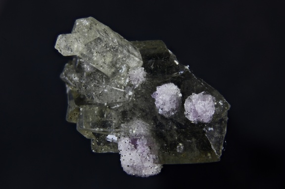 n°103146 - Baryte Pyrite Fluorite - Les Rocs (Carrière) - Buxières-les-Mines - Allier