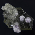 n°103146 - Baryte Pyrite Fluorite - Les Rocs (Carrière) - Buxières-les-Mines - Allier