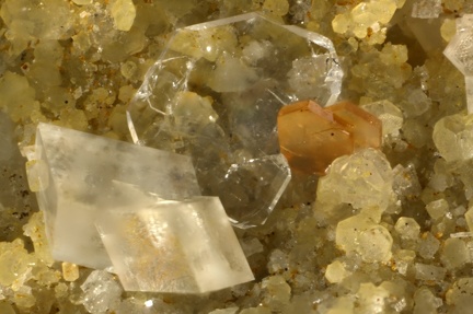 Bastnäsite-(Ce) Dolomite Quartz - Trimouns - Luzenac - Ariège