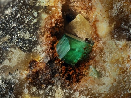 Torbernite - Les Gourniaux - Lachaux - Puy de dôme