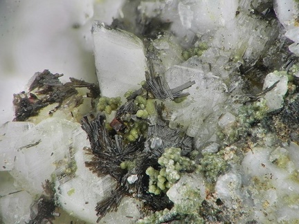 Allanite-(Ce) Clinochlore Anatase Oligoclase - Rocher du Bari - Mercus Gabarret - Ariège