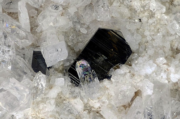 Brookite Anatase Quartz - Forêt de Sapey - Jarrier - St Jean de Maurienne - Savoie