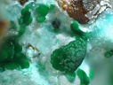 n°112210 - Cerusite sur malachite -  Puechiguier - Aveyron