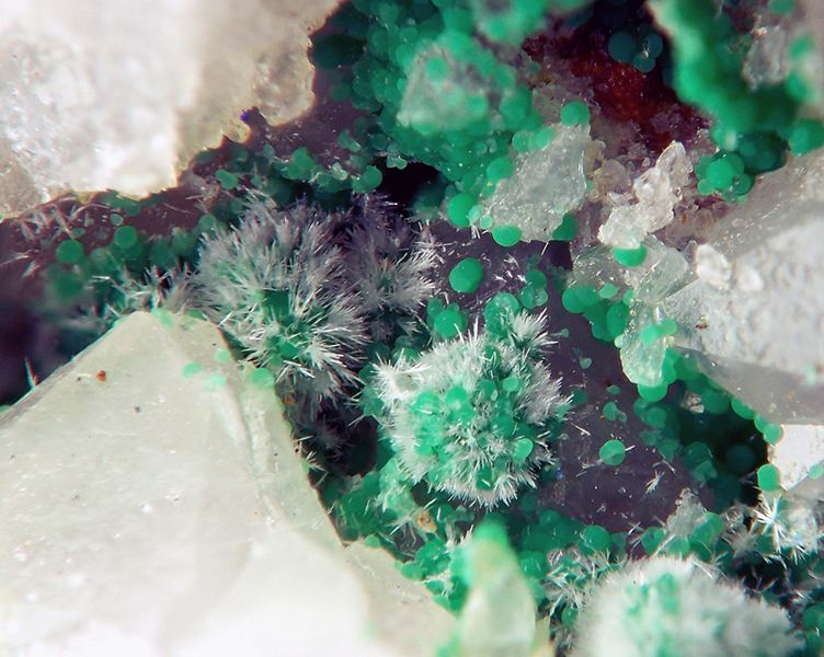 Aragonite  Malachite - Alzen - Foix - Ariège