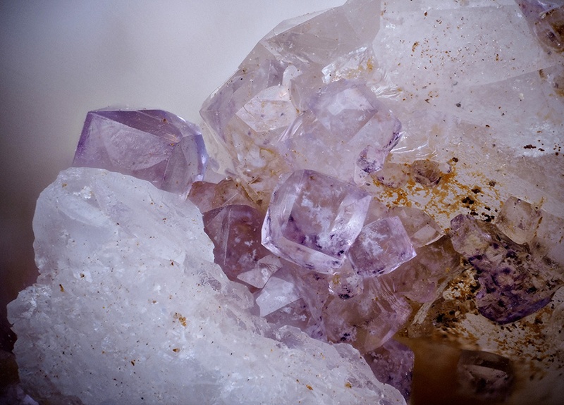 Fluorite - Mine de Font d'Arques - Cabrières - Hérault 