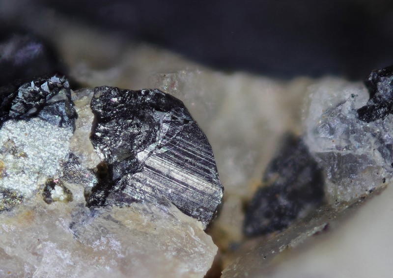 n°115083 - Wolframite Andalousite - Leucamp - Cantal