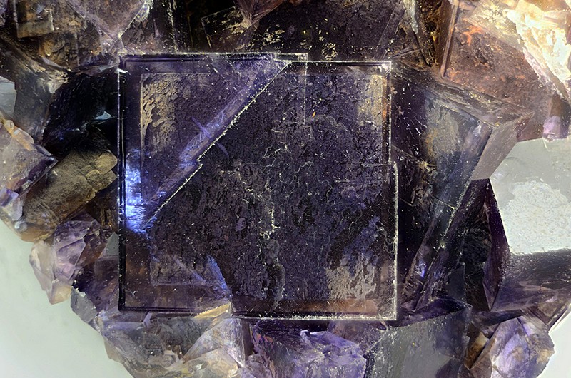 Fluorite - Carrière de Birrity - Arbouet-Sussaute - Pyrénées-Atlantiques